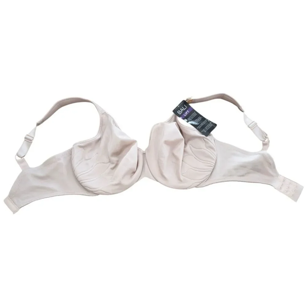 Bali Side Shaping Underwire Lift Bra. 36DD. NEW.